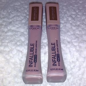 Lot of 2 l'Oreal pro matte Les chocolats